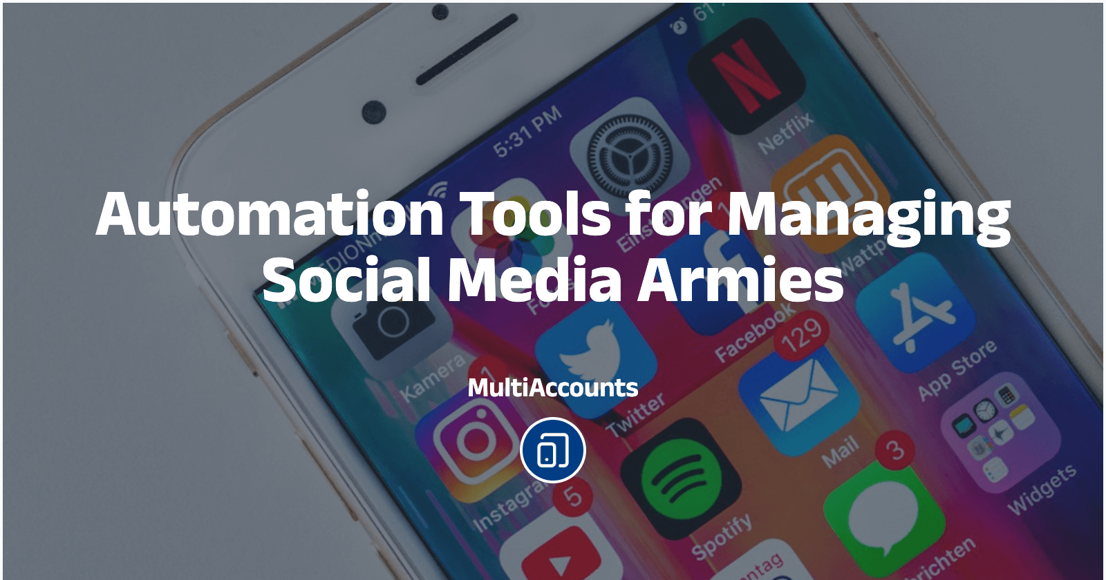 Automation Tools for Managing Social Media Armies