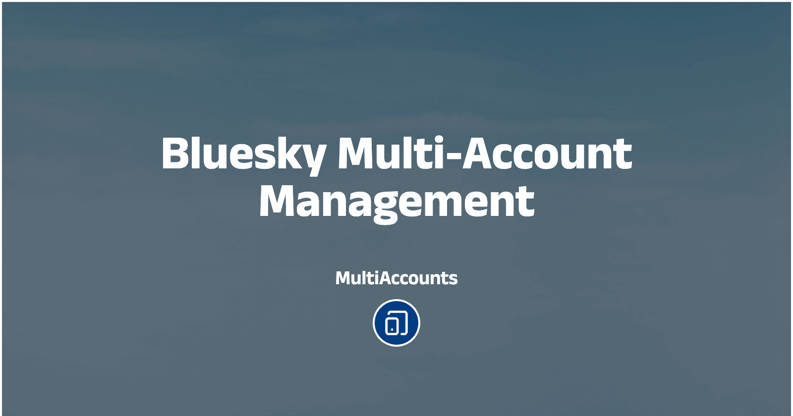 Bluesky Multi-Account Management